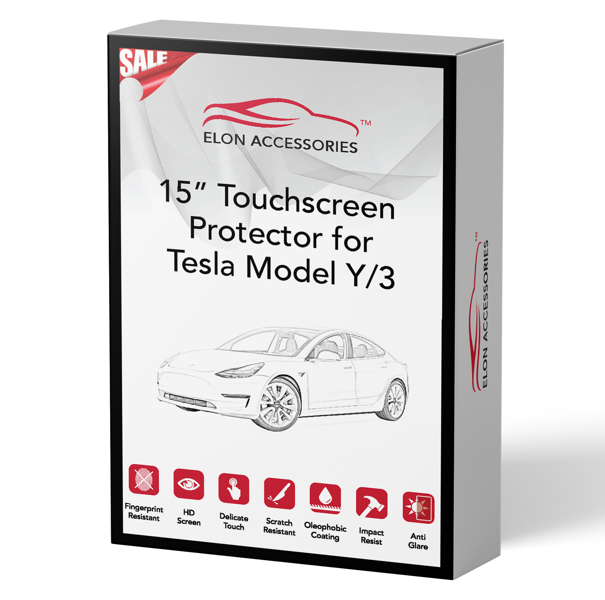 2024 & 2025 Tesla Model Y and Model 3 Premium Quality Touchscreen Protector